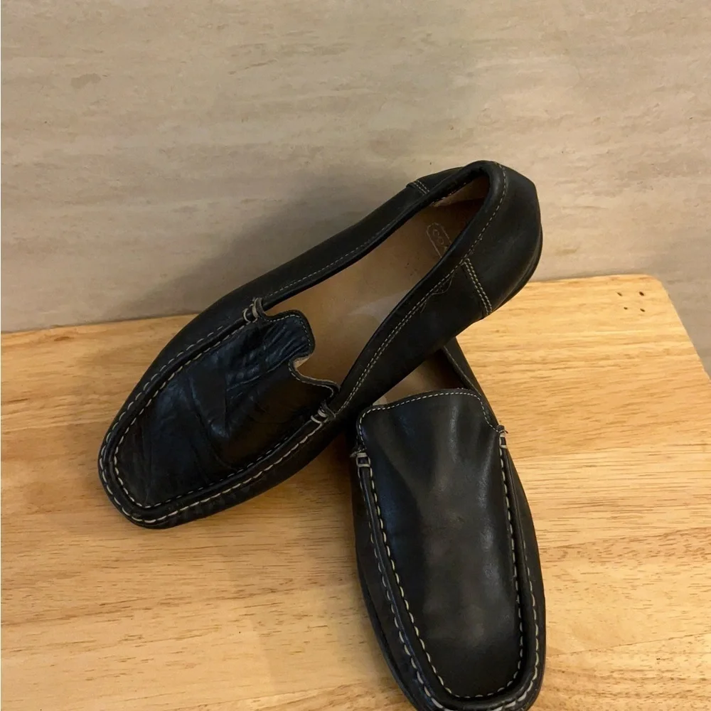Coach Lianna Loafers Slip-On Moccasins, soft black